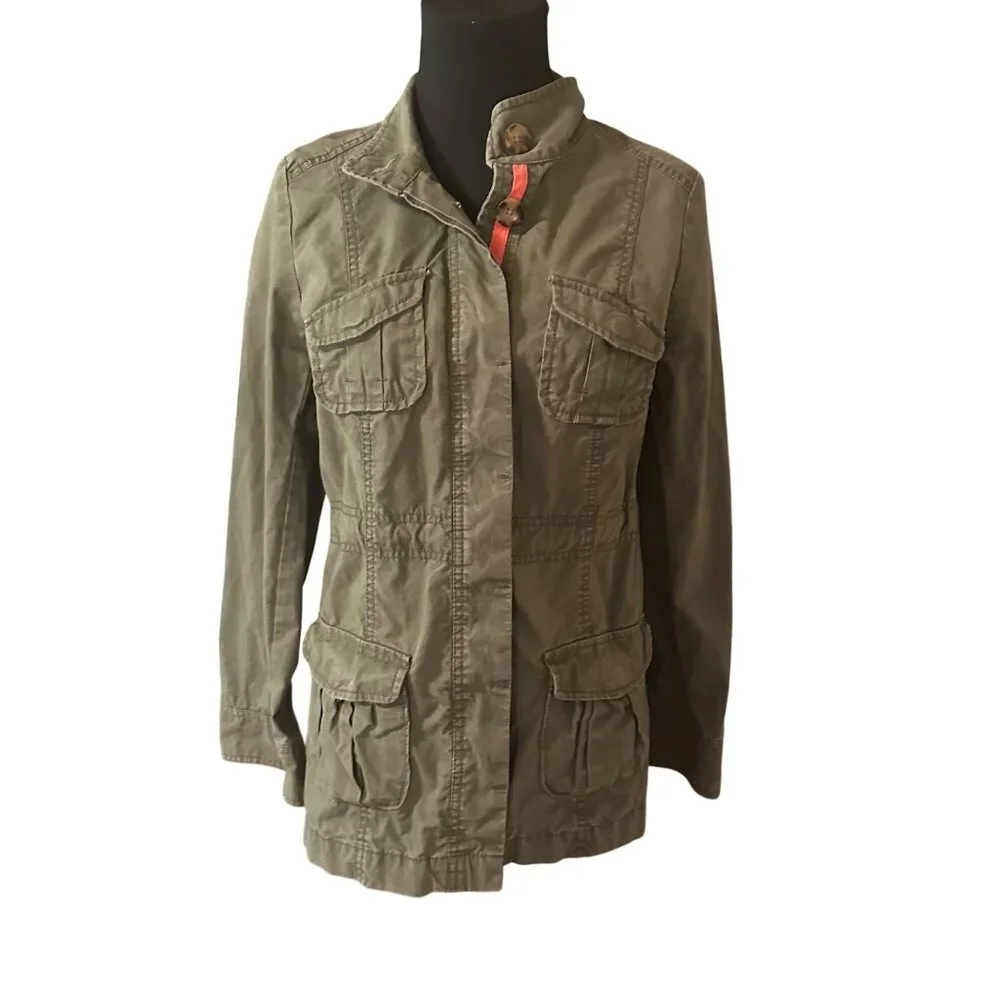 Old Navy green button up jacket size XS - Picture 1 of 6